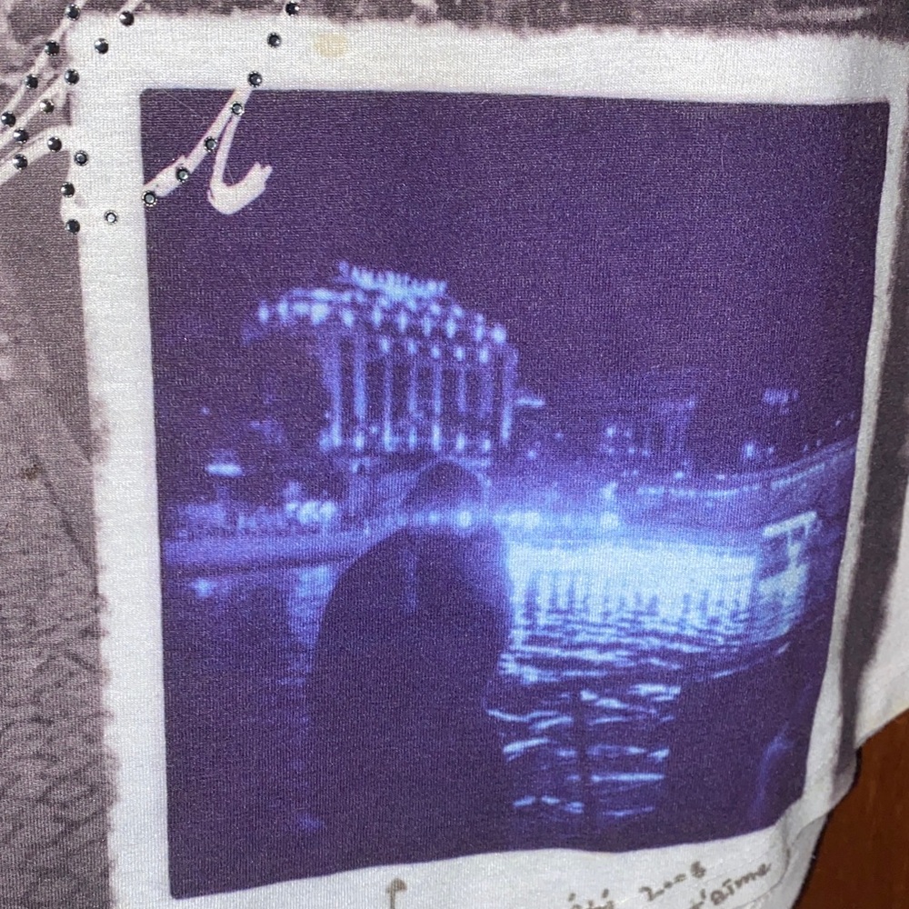 Rock & Republic White Graphic Short Sleeve Tee - Picture 6 of 9